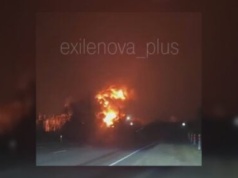 Łuna na rosyjskim niebie! Baza paliwowa znów w ogniu