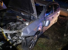 Pijany kierowca dachował w Rykach. W organizmie miał ponad 2 promile alkoholu