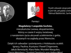 W Gliwicach zostaną upamiętnieni pochodzący ze Lwowa Sprawiedliwi wśród Narodów Świata