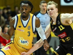 Buzzer beater Łączki w derbach. Nieprawdopodobne zwycięstwo AMW Arki nad Treflem