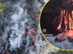 Wulkaniczna lawa spotkała się z wodami oceanu. Czegoś takiego nie było od lat