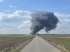 W Perlejewie spłonęła duża obora