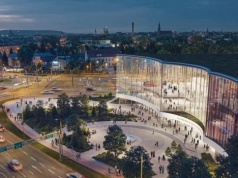 Nowa filharmonia przy Rondzie Grzegórzeckim. Wybrano projekt za ok. 450 mln zł (Galeria)