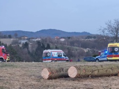Wypadek przy pracach leśnych. Poszkodowany 10-letni chłopiec