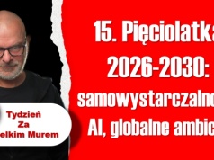 15. Plan Pięcioletni 2026-2030: Era samowystarczalności, sztucznej inteligencji i globalnych ambicji