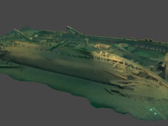 Odnaleźli statek widmo po 140 latach. Wrak skrywało jezioro większe od Słowacji