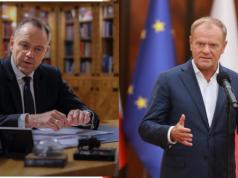 Nawrocki do dziennikarza: pan się ogarnie i słucha; Tusk do Nawrockiego: proszę nie krzyczeć na dziennikarzy