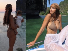 W prześwitujących spodniach i skąpym staniku. El Dursi chwali się oszałamiającymi widokami