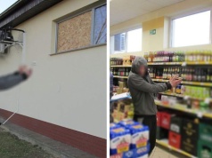 Wpadka włamywacza w markecie. Nie tego spodziewał się w kasach