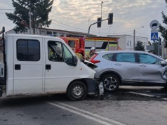 Zdarzenie drogowe na DW 196