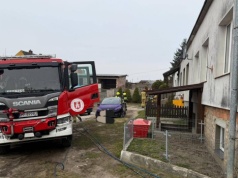 Tragiczny pożar w Wysokiej. Zginęło dwoje dzieci. Śledczy o prawdopodobnej przyczynie