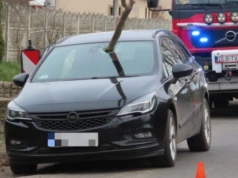 Sekundy od tragedii. Konar przebił szybę jadącego auta