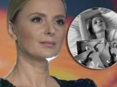 Półnaga Halina Mlynkova pozuje "odziana" tylko w winyle. Pokazała odważne kadry