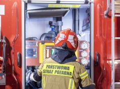 Pożar tira sparaliżował autostradę A2 pod Łodzią