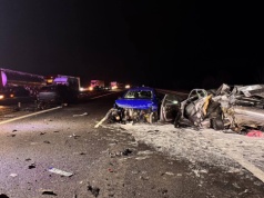 Karambol na ekspresówce. 1 osoba nie żyje (ZDJĘCIA, REGION)