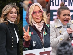 Gwiazdy na proteście w obronie zwierząt pod Sejmem. Wyróżniały się Doda i Młynarska