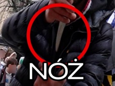 Niebezpieczne sceny w centrum Krakowa. Podczas wizyty Książula padły groźby z nożem