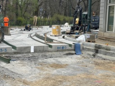 Prefabrykowane płyty także na łuku. Pierwsze takie torowisko w Krakowie (Galeria)