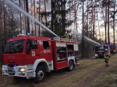 Leśne ćwiczenia strażaków powiatu chodzieskiego