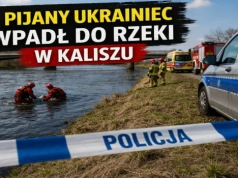 ???? DRAMATYCZNA AKCJA W KALISZU. NIETRZEŹWY MĘŻCZYZNA WPADŁ DO RZEKI