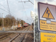 Kierowca ciężarówki uszkodził sieć trakcyjną i uciekł. Opłakane skutki