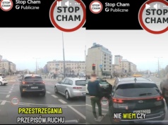 Kierowca zatrąbił na nieoznakowany radiowóz. Policjanci zrobili to, kiedy zobaczyli kamerę