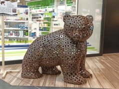 Wyjątkowa wystawa w Karwinie. Metalowe zwierzęta zachwycają odwiedzających