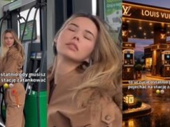 Sandra Kubicka dworuje sobie z cen paliw, wdzięcząc się i zarzucając grzywą przy dystrybutorze. Boki zrywać?