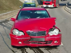 Kolizja dwóch aut w gminie Szepietowo. Bez osób poszkodowanych