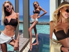 Julia Dybowska eksponuje ekstremalnie szczupłe ciało na Malediwach. Fani drżą o jej zdrowie: "Potrzebujesz pomocy..." (ZDJĘCIA)