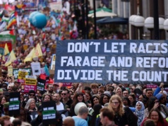Potężna demonstracja w Londynie. Protestują przeciwko skrajnej prawicy