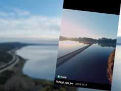 Rowerem przez wodę. Wjeżdżasz w sam środek jeziora i... jedziesz dalej