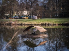 Powrót tratw dla ptaków wodnych. Pierwsi lokatorzy już się wprowadzili