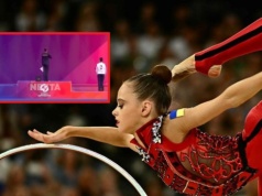 Rosjanka odwróciła się podczas hymnu Ukrainy. Skandal na zawodach w Sofii