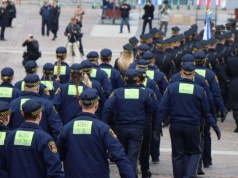 35 lat Straży Miejskiej w Krakowie. Tak wyglądały uroczystości na Rynku Podgórskim