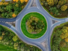 Tutaj znajduje się największe rondo w Polsce. Wcale nie w Warszawie