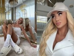 Tak wygląda willa Izabeli Macudzińskiej: złote żyrandole, ściany z luster i meble z logiem jej marki (ZDJĘCIA)