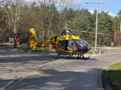 Śmigłowiec lądował w Kaletach. Półroczne dziecko poparzone kawą