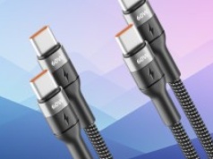 Zestaw 2 kabli USB-C deleyCON 60W PD 2m za 8,47 zł w Amazon PL