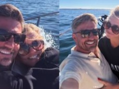 Agnieszka Kaczorowska i Marcin Rogacewicz wtulają się w siebie na jachcie, dryfując po oceanie. Fajnie spędzą Wielkanoc? (FOTO)