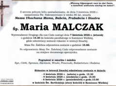 Poruszenie w Kamionce Wielkiej. Nie żyje Maria Malczak – ostatnie pożegnanie już we wtorek