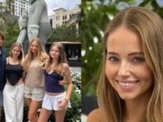 Agata i Piotr Rubikowie zapozowali z córkami do rodzinnego zdjęcia z okazji Wielkanocy. "Trzy siostrzyczki na zdjęciu" (FOTO)