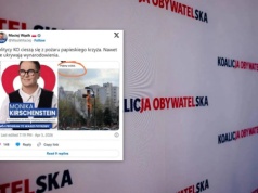 Miejska radna z KO zachwycona spłonięciem krzyża papieskiego. „Piękny widok”