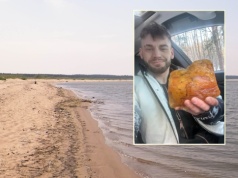 Kacper znalazł gigantyczny bursztyn nad Bałtykiem. "Czekałem na to 10 lat"