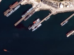 Rosyjski terminal naftowy „Sheskharis” w ogniu