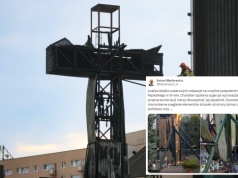 Macierewicz wskazuje na ślady umyślnego podpalenia krzyża