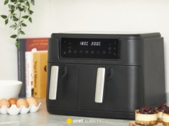 Polacy uwielbiają tego air fryera z 2 koszami! Przyrządza pyszne dania w kilkanaście minut