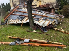 Silne wiatry nad regionem. 35 interwencji strażaków w powiecie zamojskim