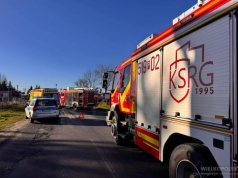 Uwaga! Wypadek na skrzyżowaniu Głuponie – Trzcianka, Opalenica – Lwówek