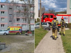 Dramat w świąteczny poniedziałek w Miasteczku Śląskim. Trzy osoby zabrane do szpitala